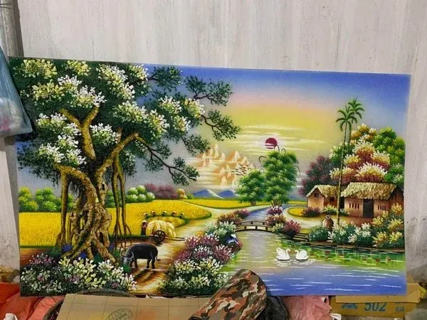 100+ ảnh tranh đính đá lấp lánh nhất cho không gian sống · ảnh 1