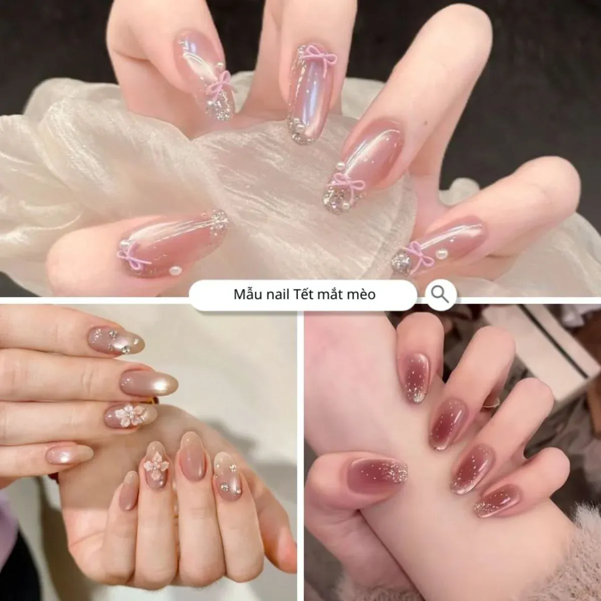 100+ Mẫu Nail Mắt Mèo Chuẩn Tông Màu