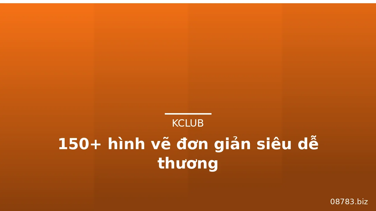 150+ hình vẽ đơn giản siêu dễ thương · ảnh 3