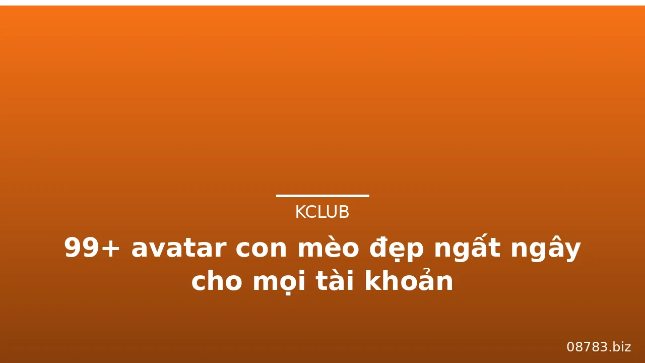 99+ avatar con mèo đẹp ngất ngây cho mọi tài khoản · ảnh 2