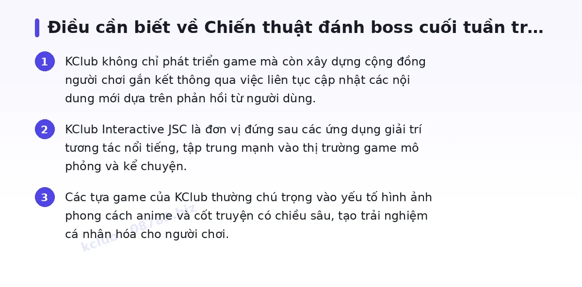 Những điều cần biết về kclub