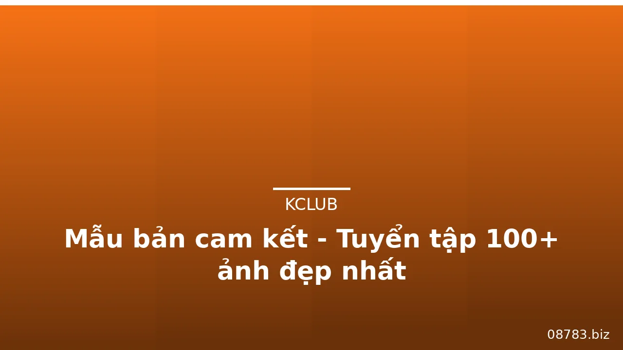 Mẫu bản cam kết - Tuyển tập 100+ ảnh đẹp nhất · ảnh 1