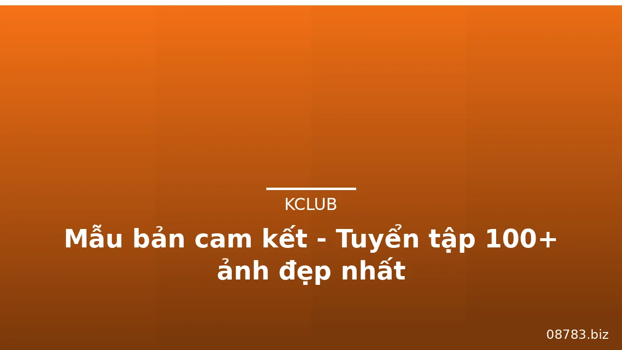 Mẫu bản cam kết - Tuyển tập 100+ ảnh đẹp nhất · ảnh 2
