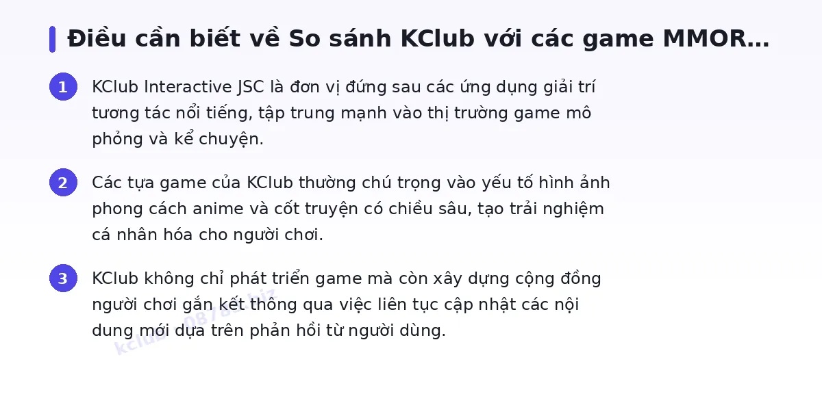 Những điều cần biết về kclub