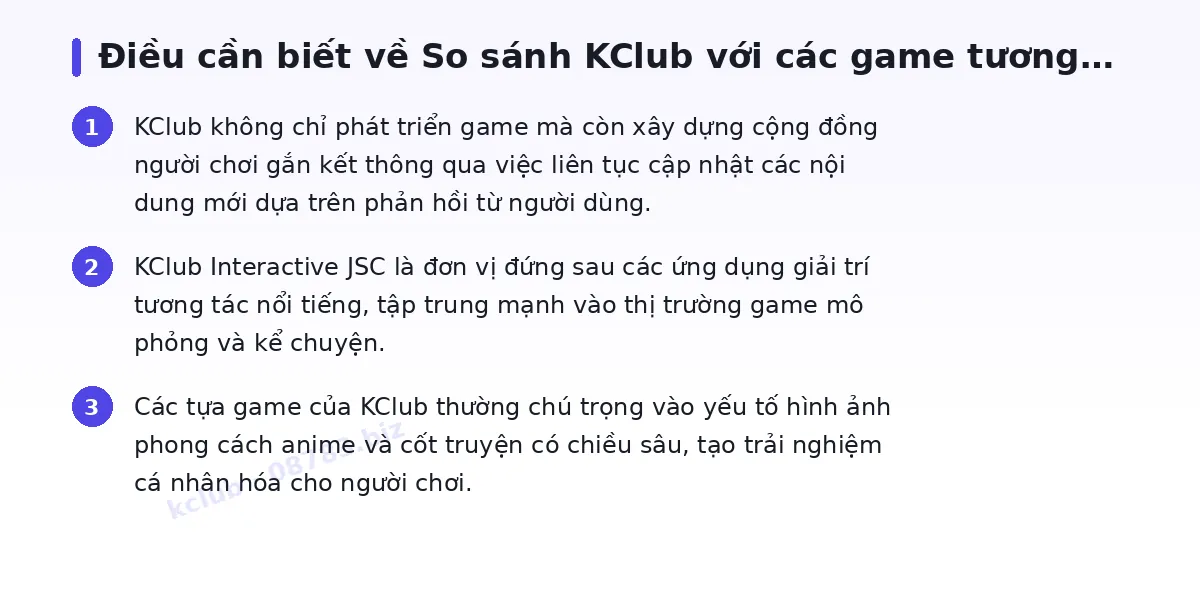 Những điều cần biết về kclub