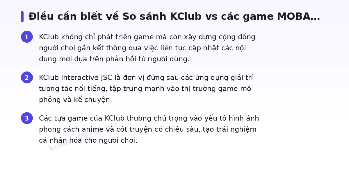 Những điều cần biết về kclub