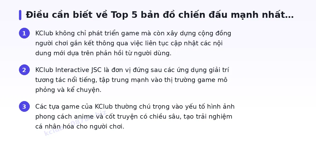 Những điều cần biết về kclub