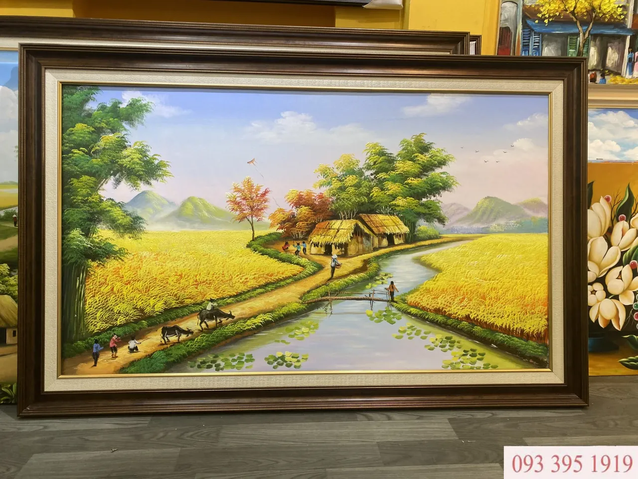Tuyển tập 100+ tranh đồng quê đẹp nao lòng