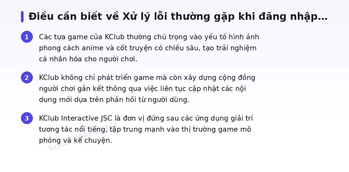 Những điều cần biết về kclub